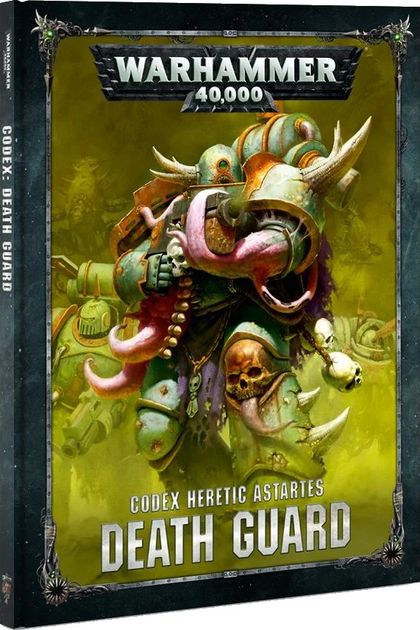 Chaos Space Marines Heretic Astartes Hardback Rulebook 40K Codex Death Guard