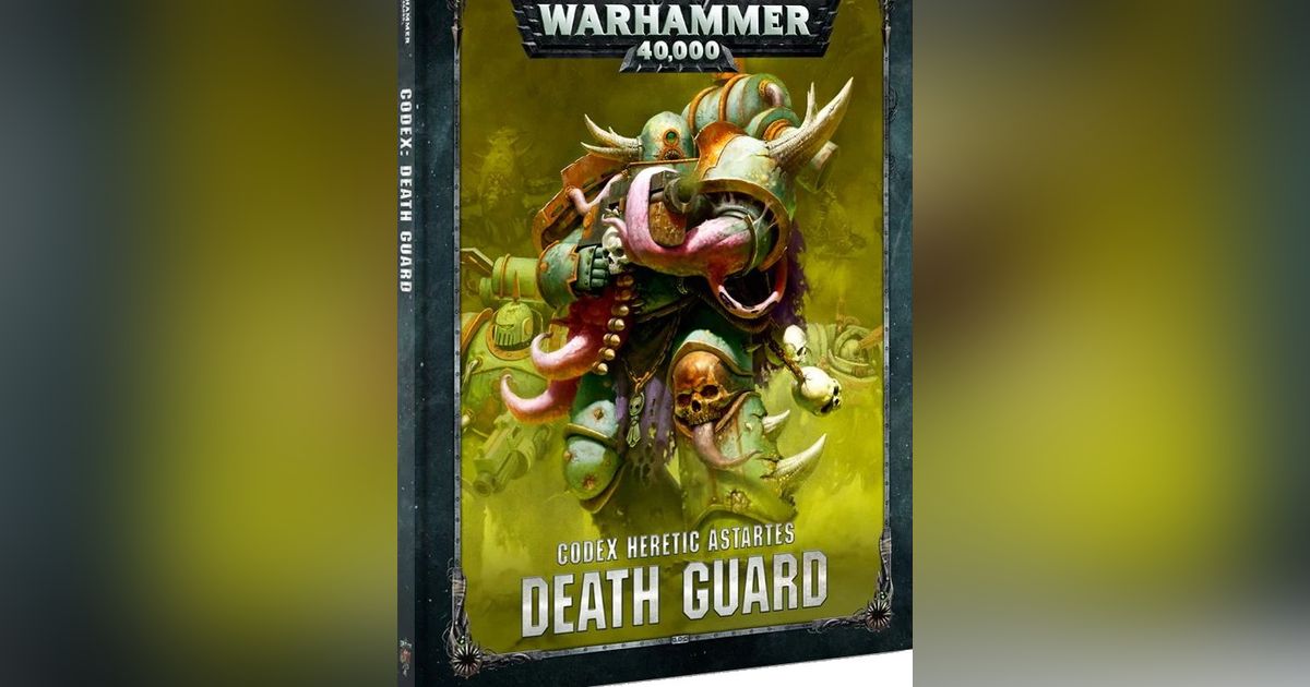 Warhammer 40,000 book - Death Guard Dark Imperium (8th Edition