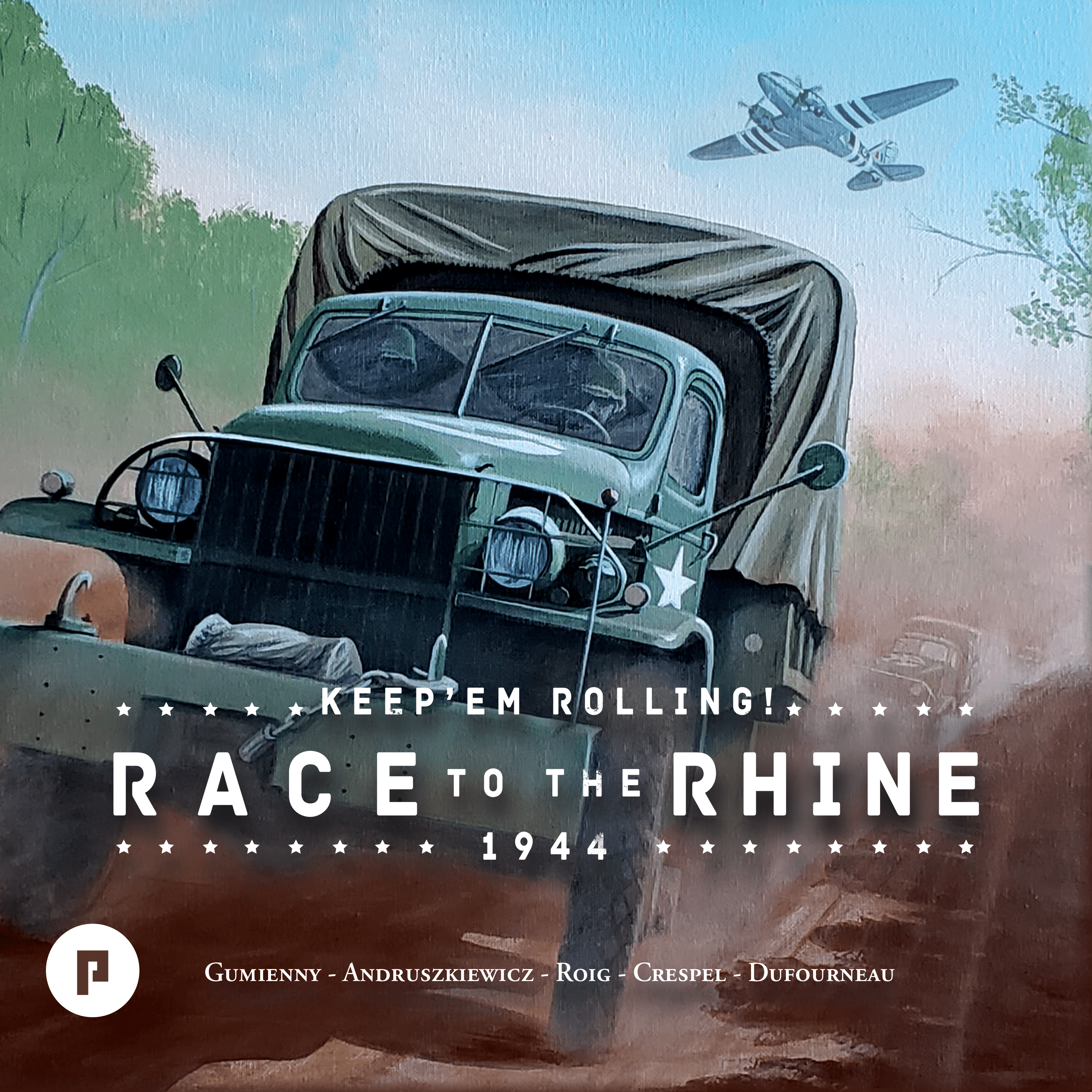 Coperta Keep'em Rolling: 1944 – Race to the Rhine