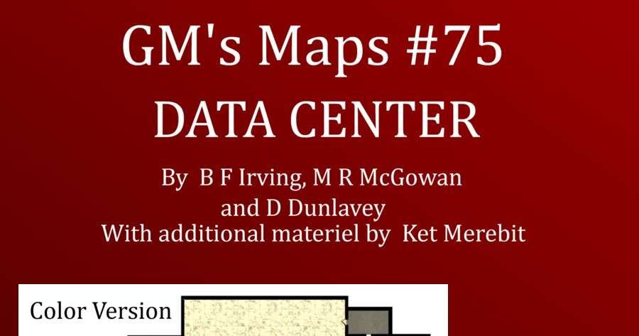 GM's Maps 075: The Data Center | RPG Item | RPGGeek