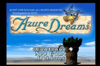 Video Game: Azure Dreams