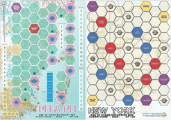 Age of Steam Expansion: Miami 2030 & New York Subway