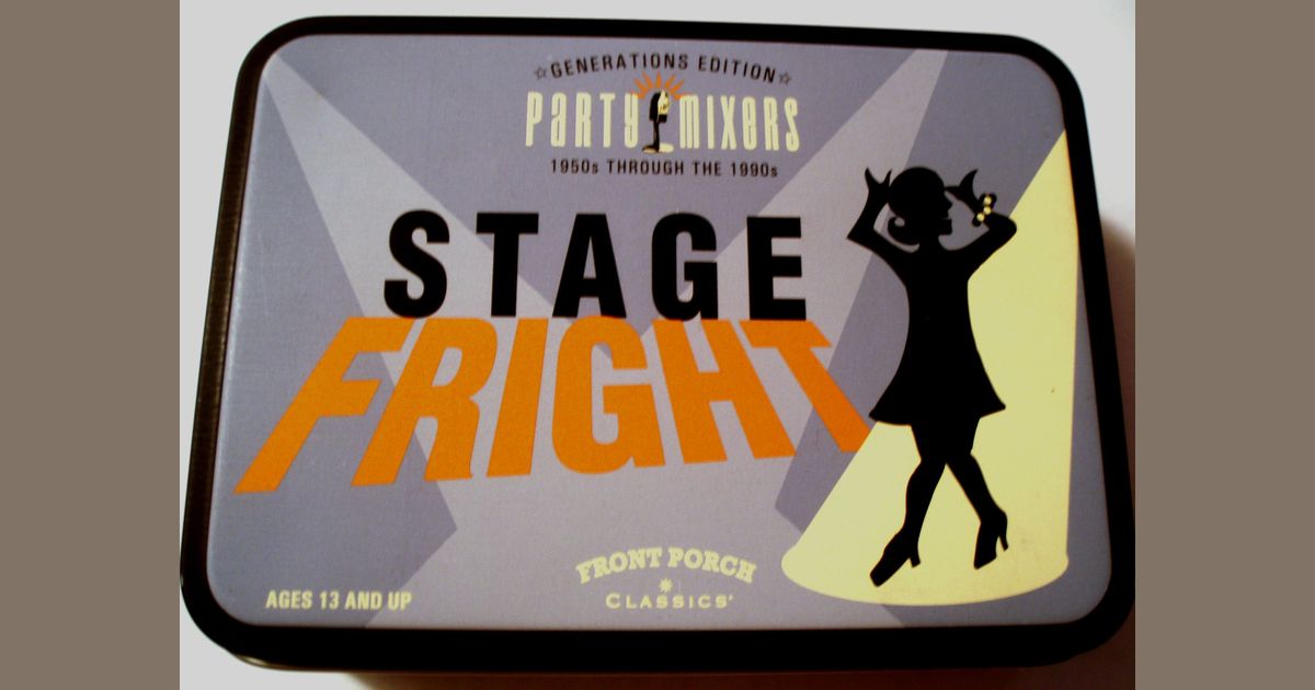 Stage Fright Board Game BoardGameGeek
