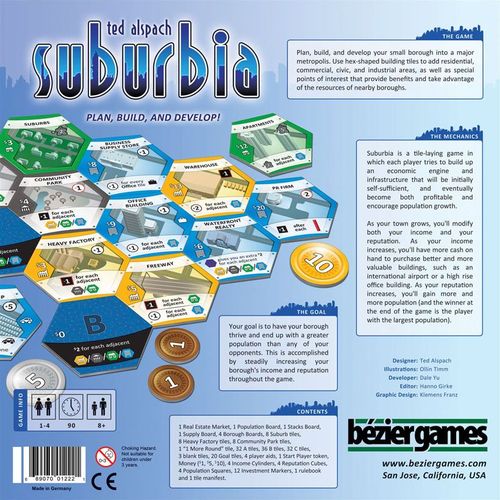 Board Game: Suburbia