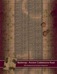 RPG Item: Battlemap: Ancient Cobblestone Road