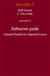 RPG Item: Reft Sector C Two Little Subsector Guide General Details for Imperial Forces