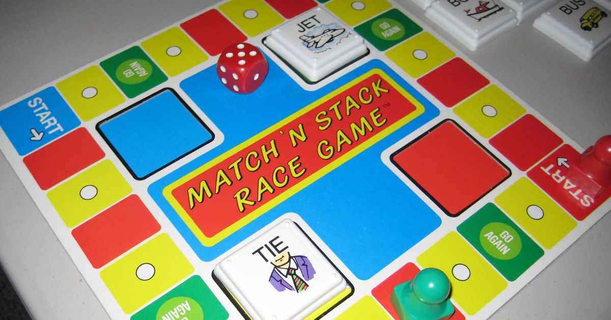 Match 'N Stack Race Game | Board Game | BoardGameGeek