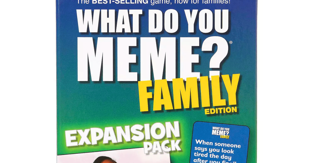 What Do You Meme?: Family Edition Expansion Pack #1 | Board Game ...