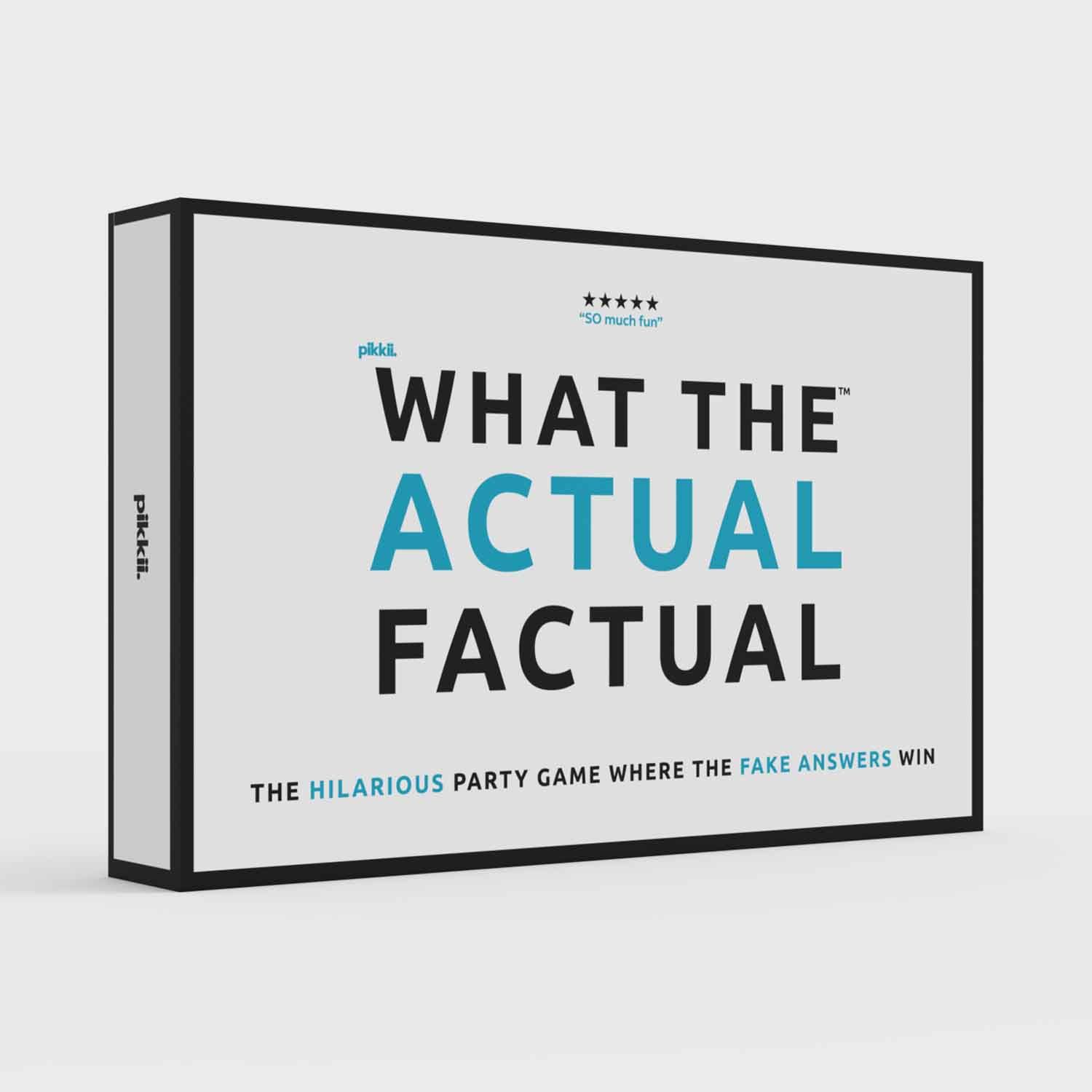 What The Actual Factual box art