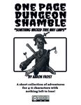 RPG Item: One Page Dungeon Shamble