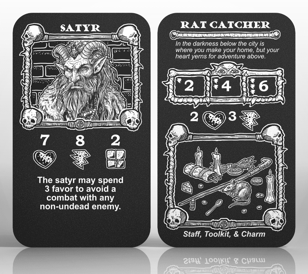 Tin Helm: Satyr/Rat Catcher Promo Card