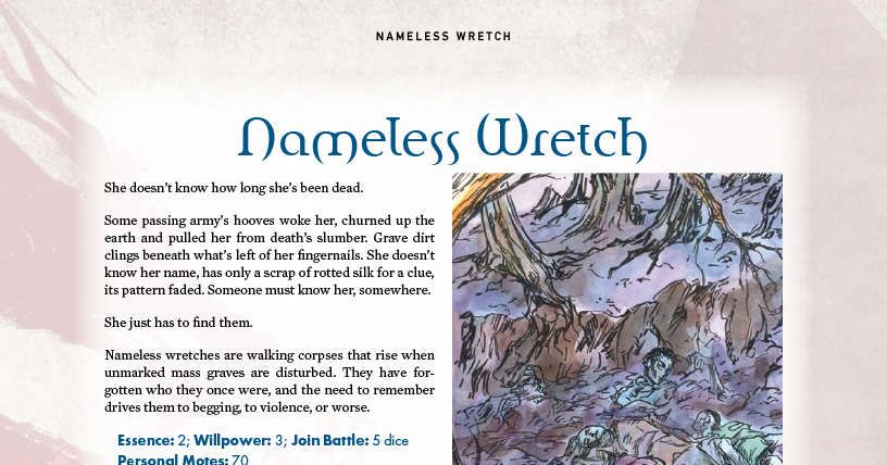 Hundred Devils Night Parade: Dream Hawk and Nameless Wretch | RPG Item ...
