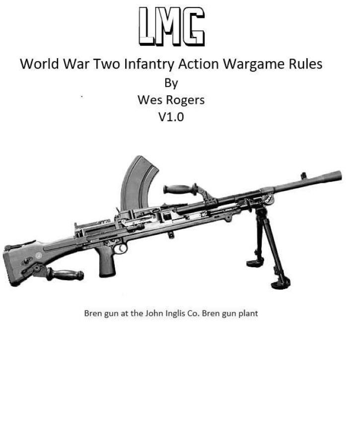 Cover art for LMG: World War Two Infantry Action Wargame Rules