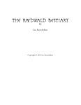 RPG Item: The Rædwald Bestiary (Playtest)