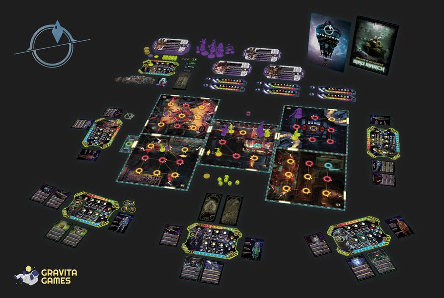 Sanctorvm - Board Game Mock Up