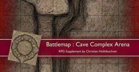 Battlemap: Cave Complex Arena | RPG Item | RPGGeek
