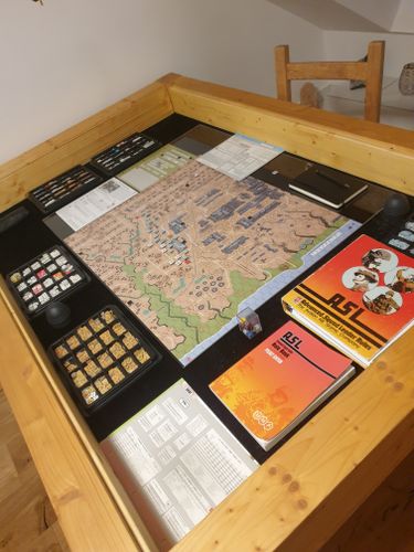 My setup for a battle in Stalingrad a few weeks ago.