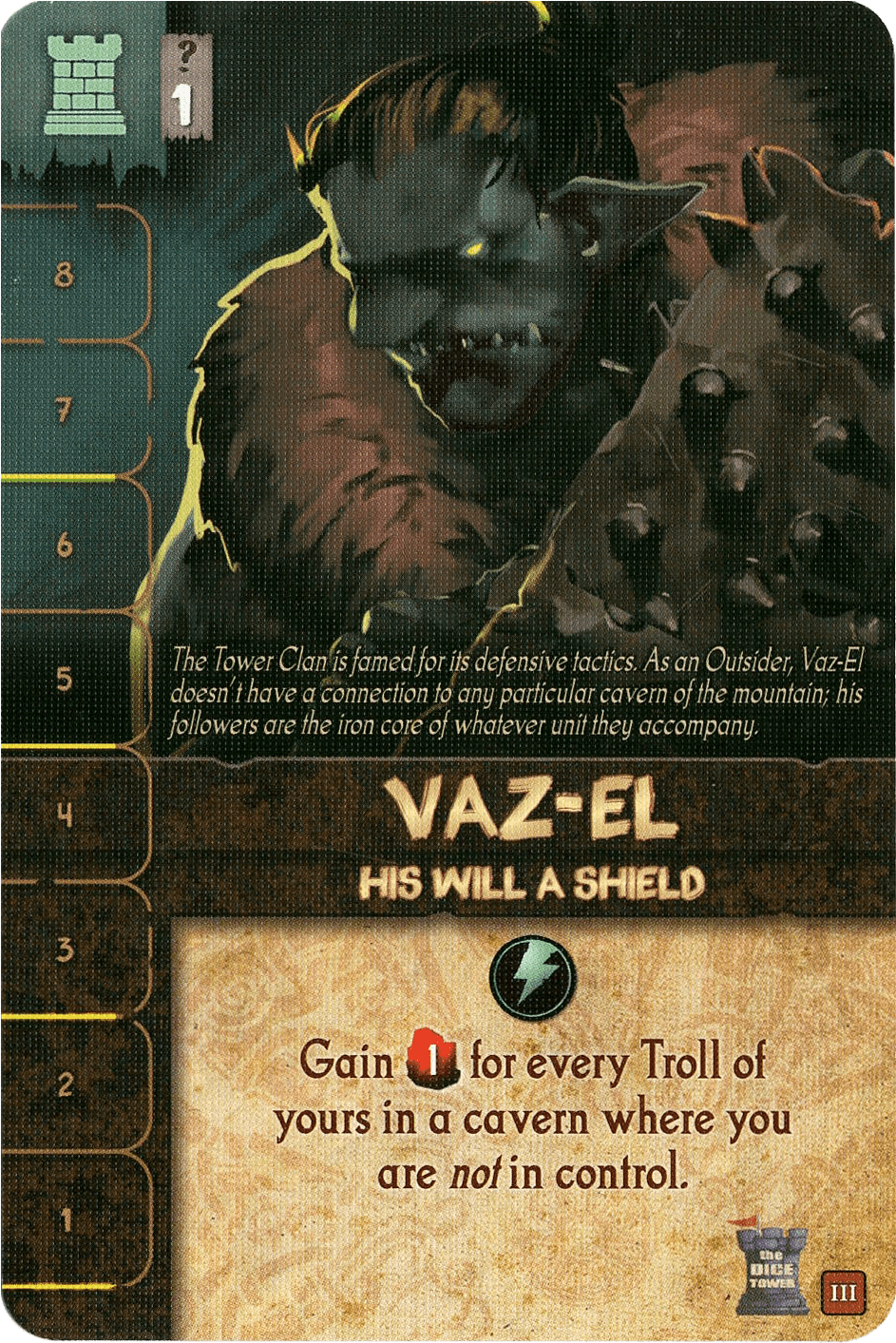 Fall of the Mountain King: Vaz-El Promo Card