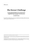RPG Item: HIG5-S01: The Heroes' Challenge