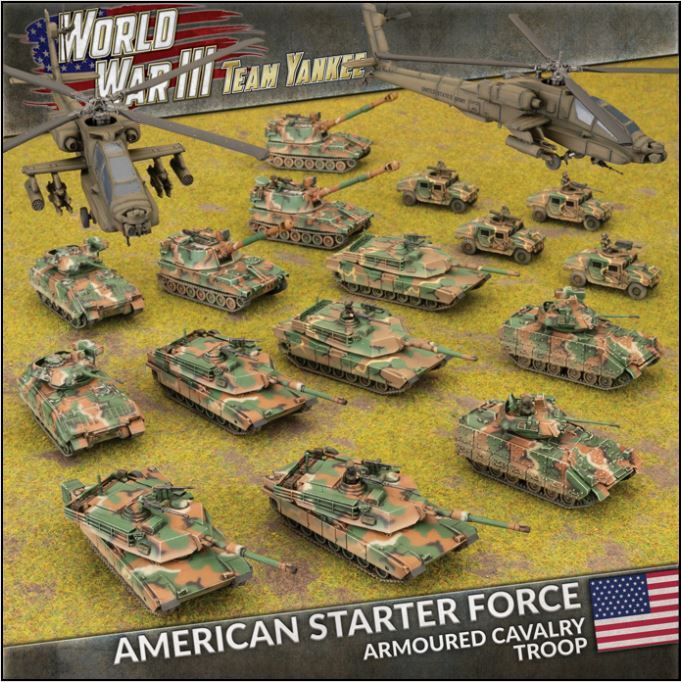 World War III: Team Yankee – American Starter Force: Armoured Cavalry Troop box art