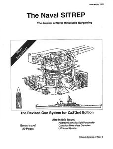 The Naval SITREP: The Journal of Naval Miniatures Wargaming #4