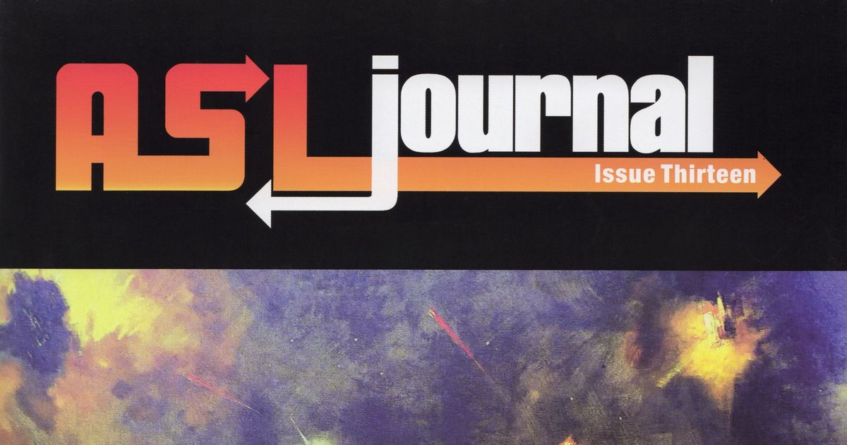 ASL: Journal – Issue Thirteen | Board Game | BoardGameGeek