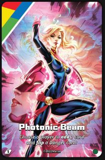 UNO Ultimate: Captain Marvel – Photonic Beam Foil Chase Card