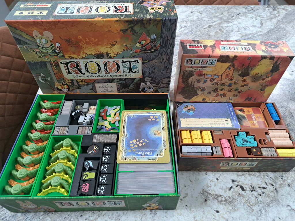 My new Root insert (up to Homeland expansion, and up to 9.4mm thick ...
