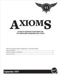 Issue: Axioms (VI - Sep 2017)