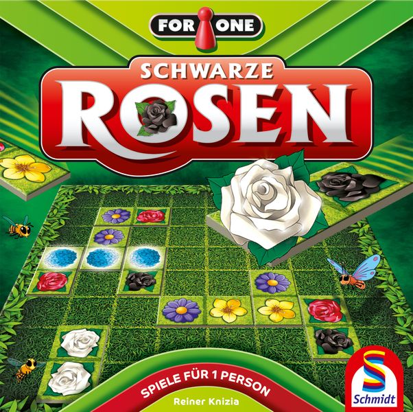 For One: Schwarze Rosen, Schmidt Spiele, 2023 — front cover (image provided by the publisher)