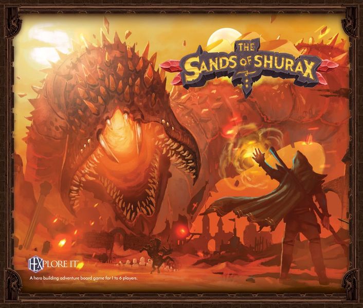 Original image of Hexplore It: The Sands of Shurax box cover, courtesy of Mariucci J. Designs