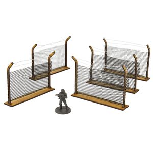 The Walking Dead: All Out War – Chain Link Fences Scenery Set