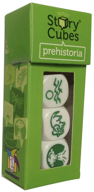 Rory's Story Cubes Prehistoria by The Creativity Hub Ages 6 1 or more Players 