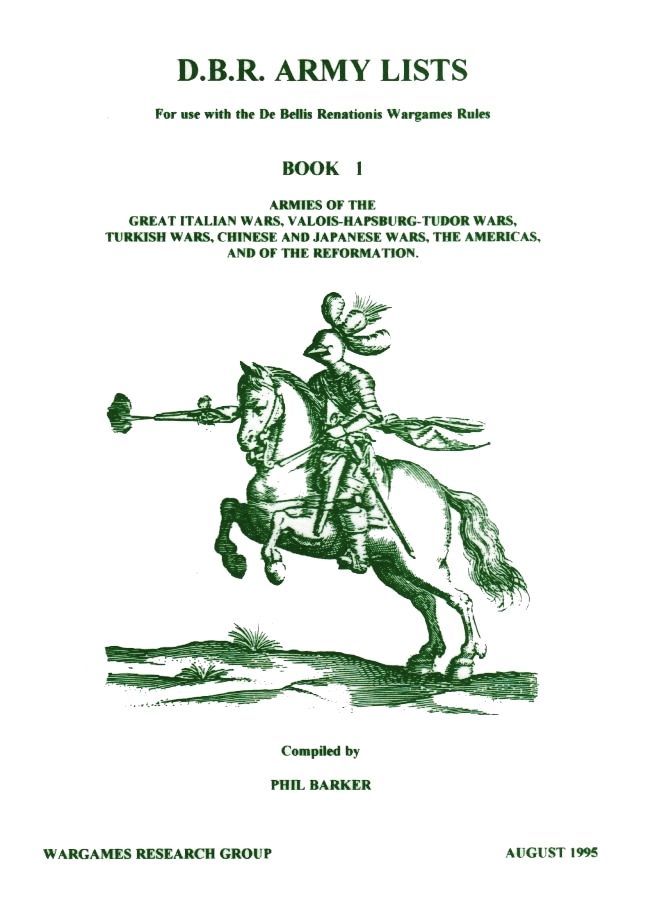 Coperta DBR Army Lists Book 1
