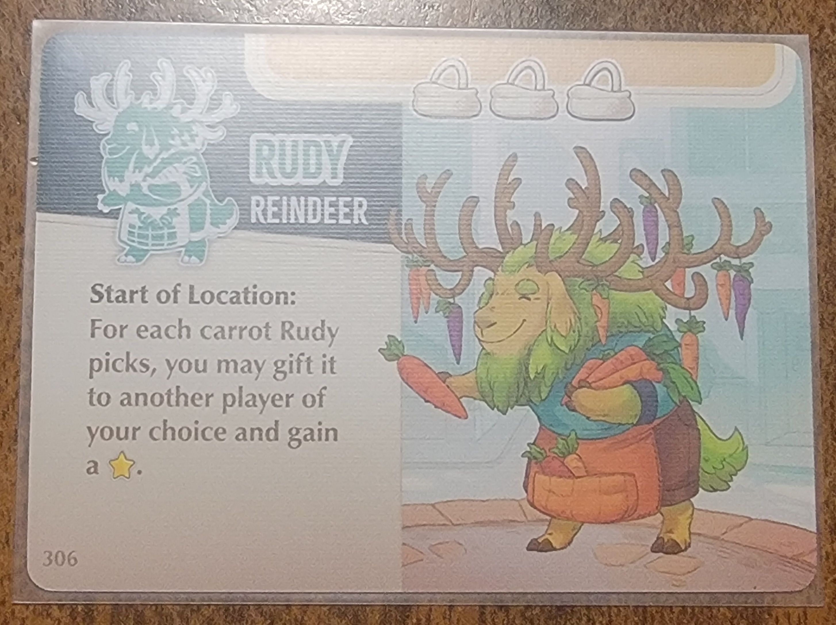 Critter Kitchen: Rudy the Reindeer Promo Card
