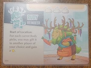 Critter Kitchen: Rudy the Reindeer Promo Card