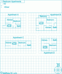 RPG Item: Journeyman's Maps: Modern 1BR Apartments