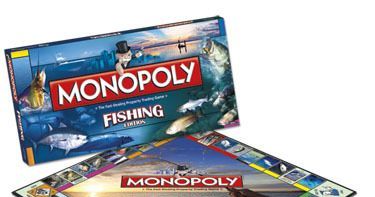 Fishing Edition Monopoly Board Game by USAopoly NIB