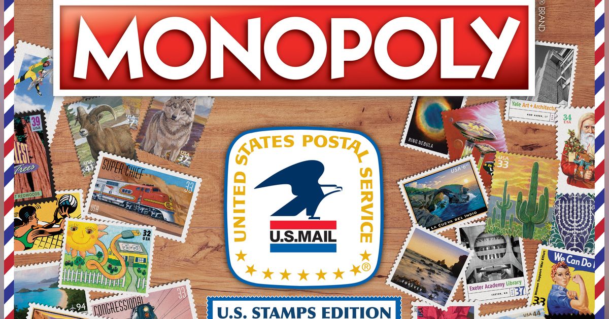 MONOPOLY: US Stamps Edition 2022
