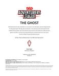 RPG Item: DDAL04-06: The Ghost