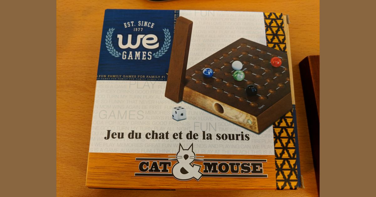 Cat Mouse Board Game Boardgamegeek