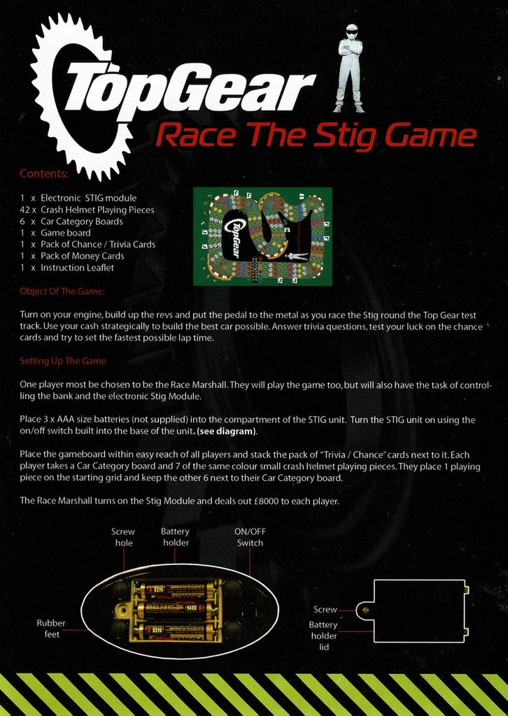 rules for top gear's race stig game | BoardGameGeek