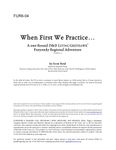 RPG Item: FUR6-04: When First We Practice...