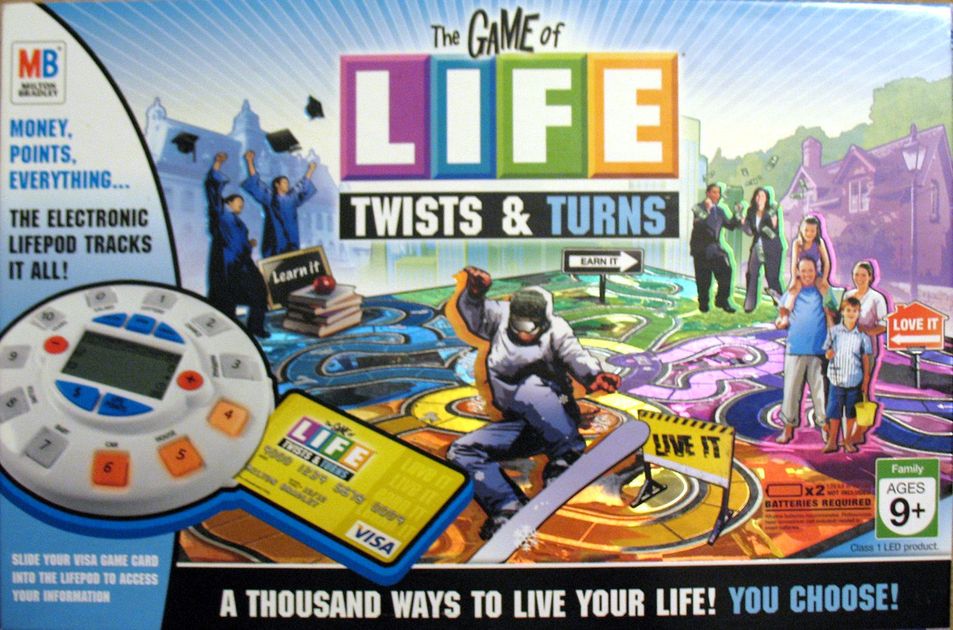 The Game Of Life Twists & Turns Board Game Replacement and Spare Parts 