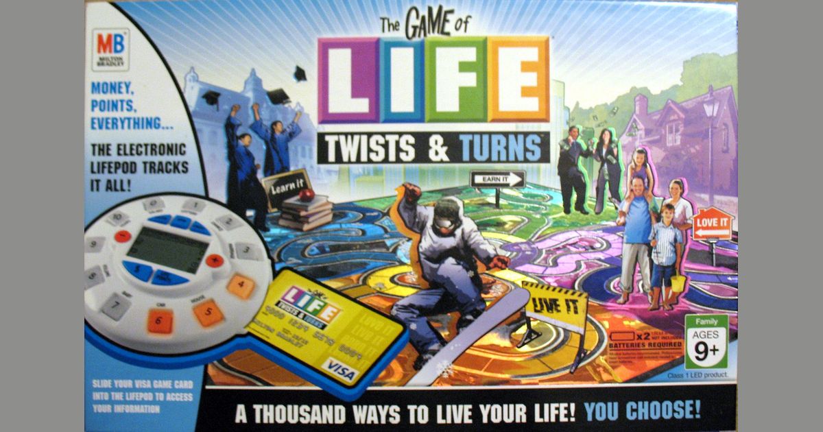 THE GAME OF LIFE TWISTS AND TURNS MB GAMES SPARE PARTS PIECES ONLY 