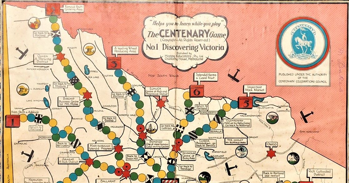 The Centenary Game, No.1 Discovering Victoria Board Game BoardGameGeek