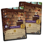 Board Game Accessory: Everdell: 3 Minute Library Promo Cards