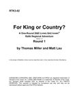 RPG Item: RTK3-02: For King or Country?