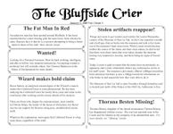 Issue: The Bluffside Crier (Vol 1, No 3 - Jan 2005)