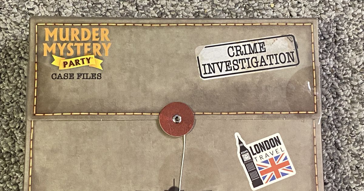 Murder Mystery Party Case Files Mile High Murder Board Game
